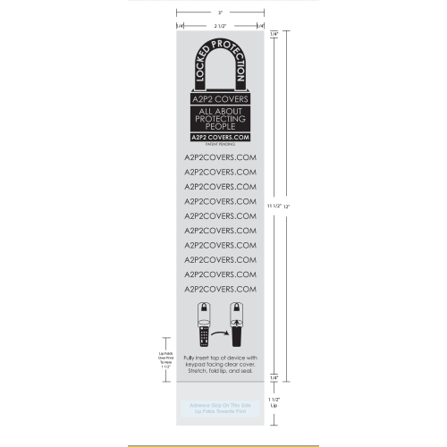 Disposable TV Remote Control Sanitary Covers, Clear